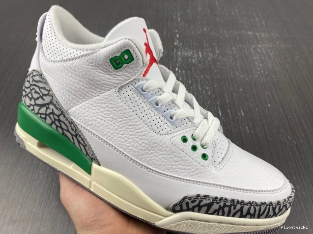 CK9246-136 3 Jordan Retro (W) Green Lucky 0822